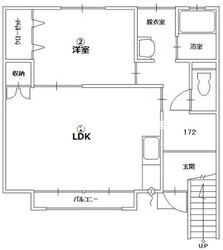 メゾン広谷　17号棟の物件間取画像